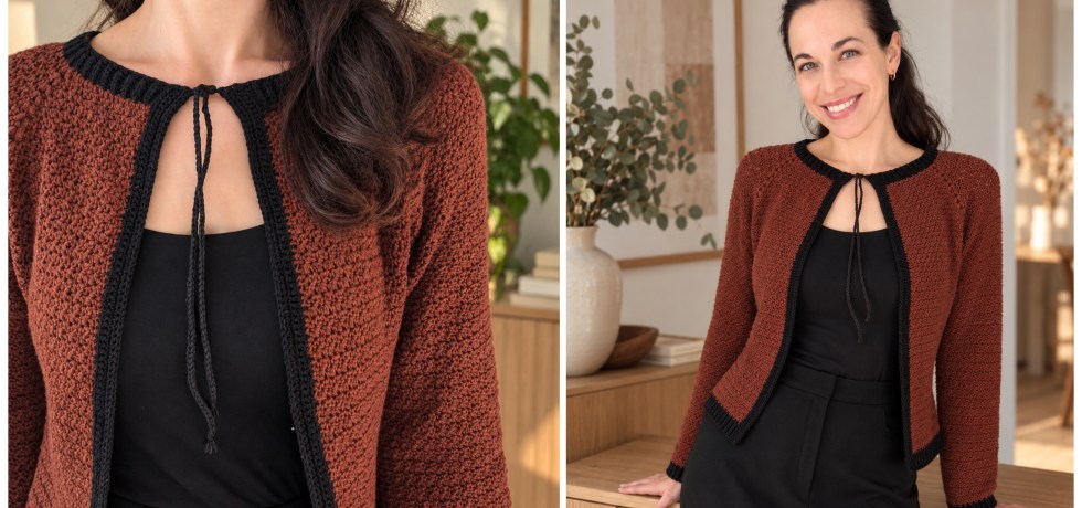 crochet cardigan autumn free pattern by trishagurumi